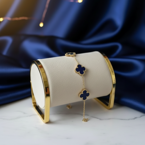 Blue Clover Bracelet