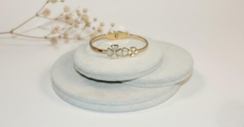 Lustre Flora Bangle Bracelet